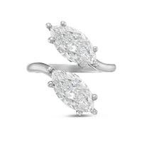 Diana M Jewels - Women's Marquise Lab-Grown Diamond Fashion Ring (8.00 Ct) - Elegant Plus