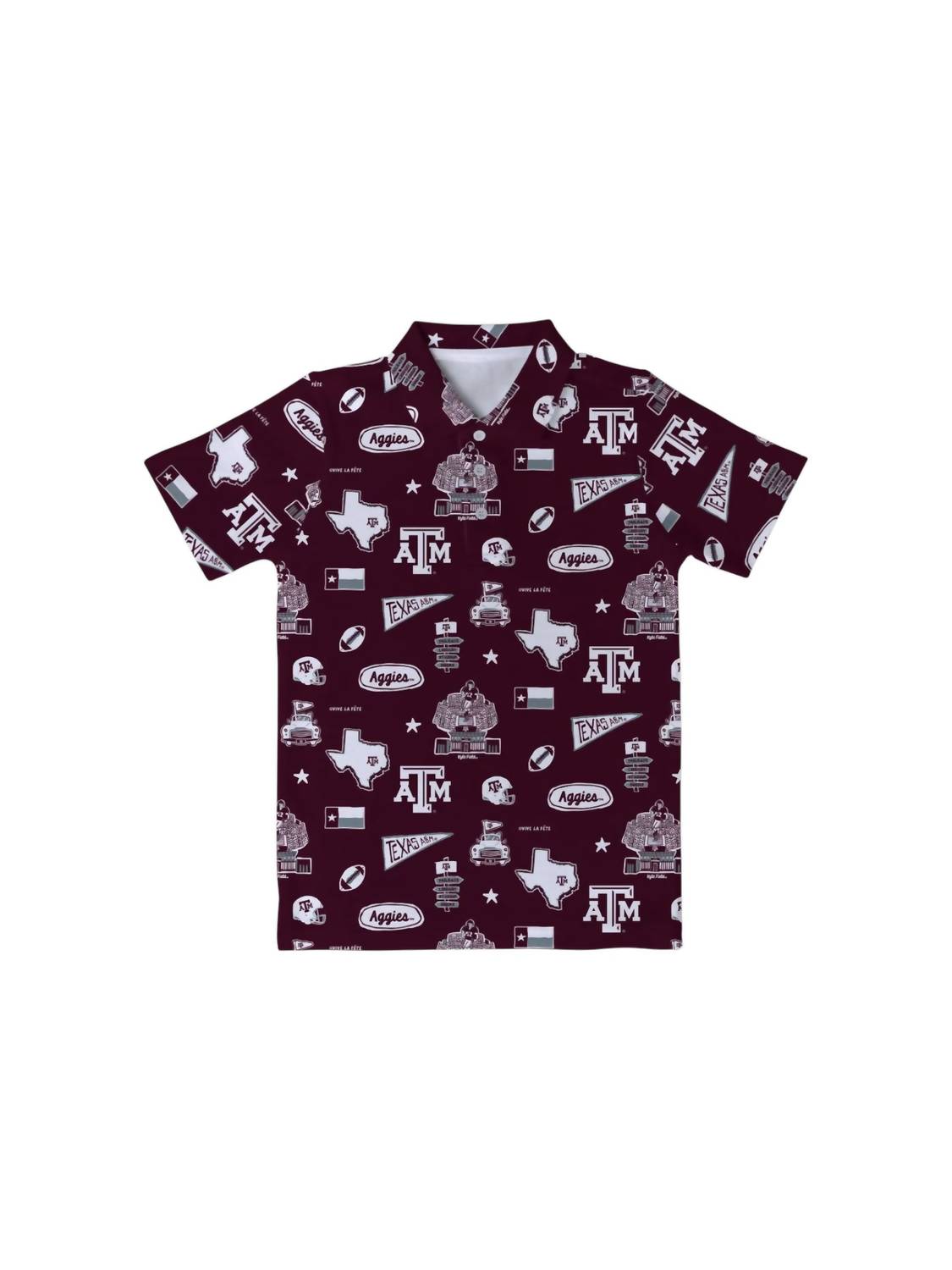 Vive La Fete - Kid's Texas A&m Gameday Polo