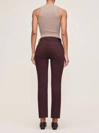 DL1961 - Women's Mara Straight Mid Rise Instasculpt Ankle Jeans in fig - women's jeans - alternate view