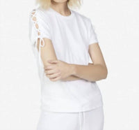 Michael Lauren - RYLAND S/S LACE UP TEE