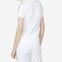 Michael Lauren - RYLAND S/S LACE UP TEE