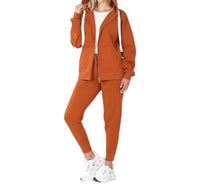 Zenana - Zuri Zip Front Hoodie