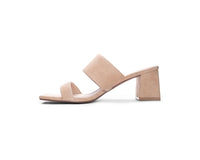 42 Gold - Women's Lizbett Suede Block Heel Sandal