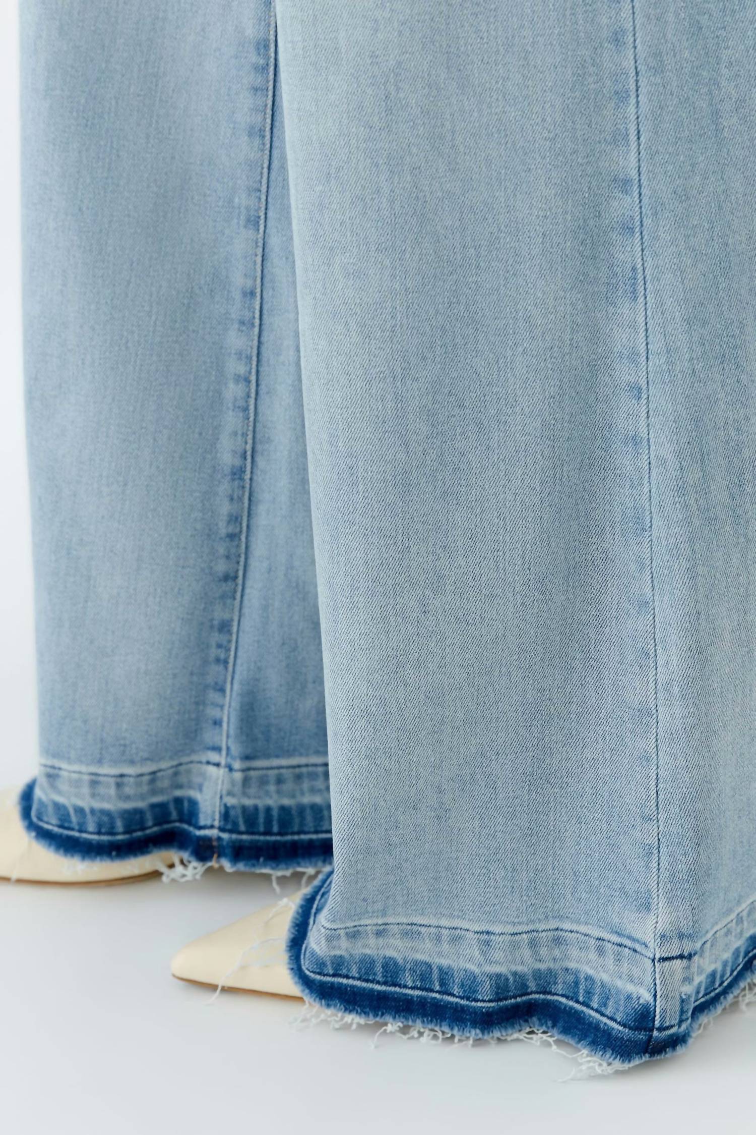 Oui - Wide-cut Flared Jeans