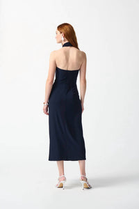 Joseph Ribkoff - Halter Sleeveless Midi Dress