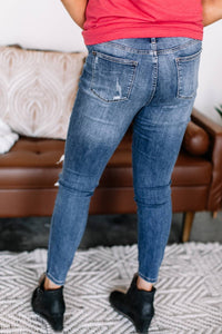 Judy Blue - I'll Check You Out Plaid Jeans
