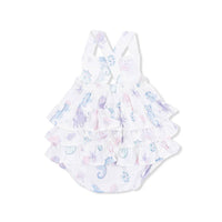 Angel Dear - Kids Sea Creatures Ruffle Sunsuit