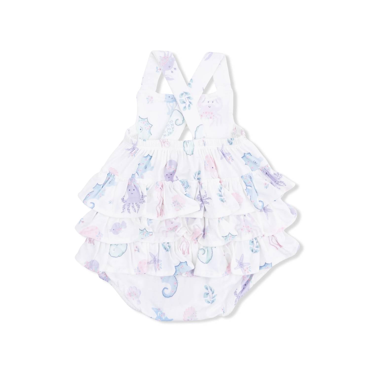 Angel Dear - Kids Sea Creatures Ruffle Sunsuit