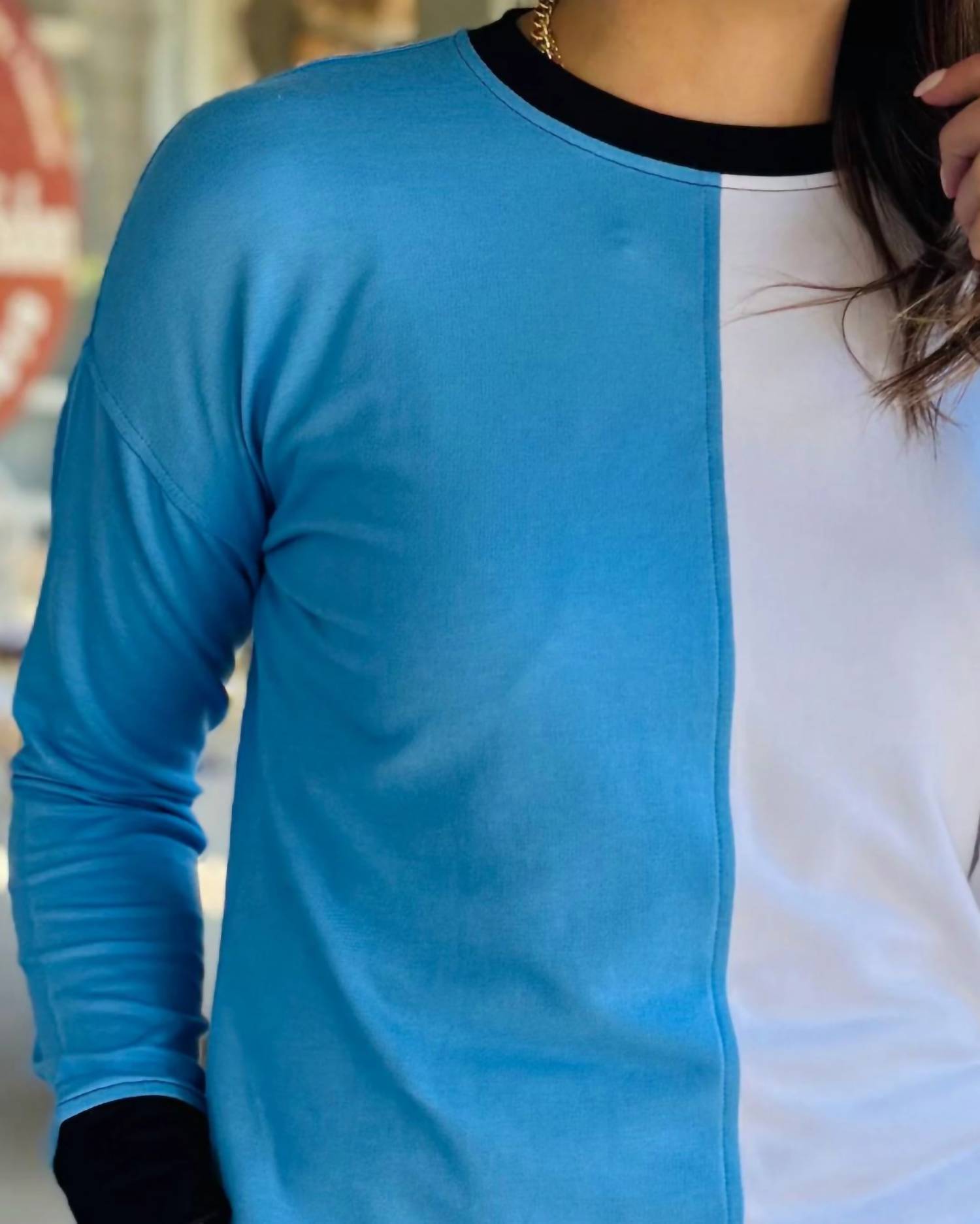 Pure Amici - Cadet Colorblock Crew