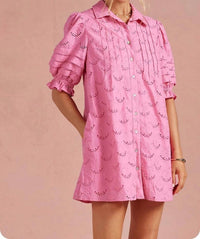 Strut & Bolt - Ciara Eyelet Mini Dress