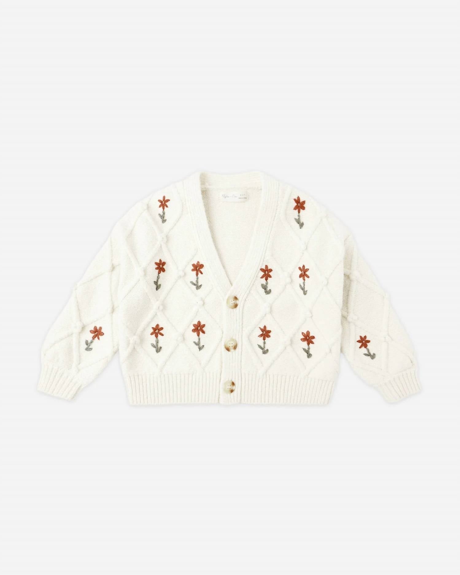 Rylee + Cru - Girls' Winter Daisy Cardigan