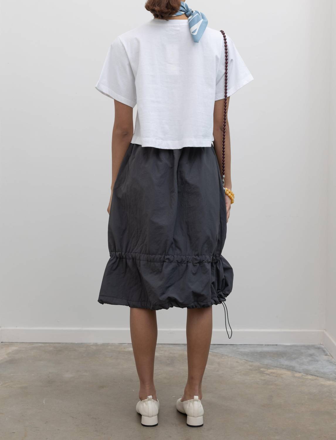 Collective - Nylon Bungee Midi Skirt