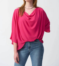 Joseph Ribkoff - Georgette High-Low Top