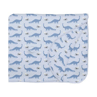 Kickee - Kid's Fluffle Throw Blanket With Embroidery