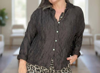 Made In Italy - Soft Crinkle Blouse