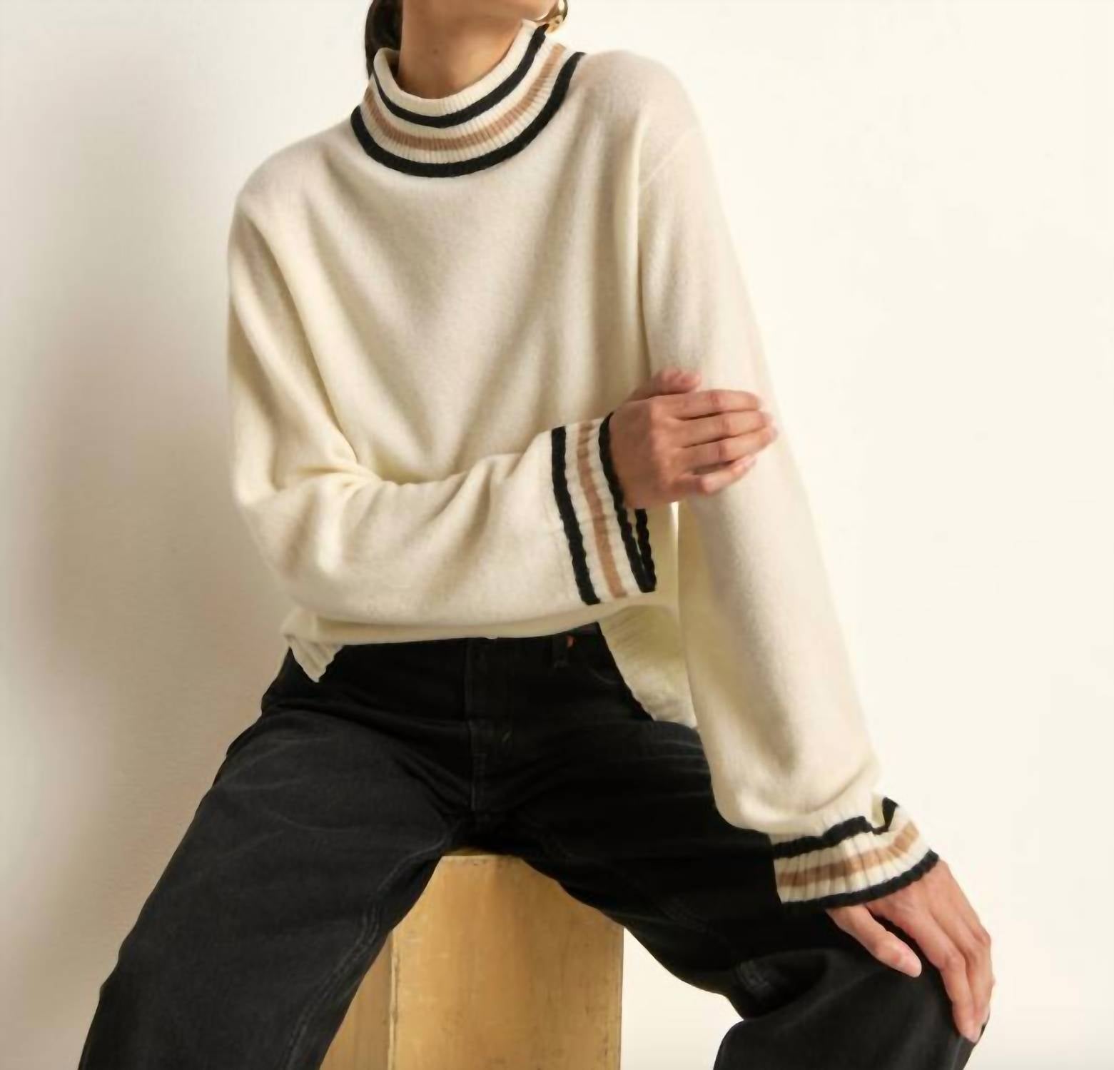 Nation Ltd - Women's Tommie Mock Neck Sweater