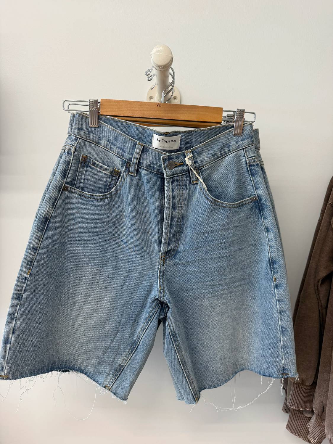By Together - Women's Long Denim Shorts