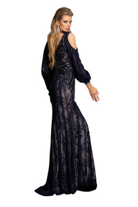 Lucci Lu - V-neck Gown