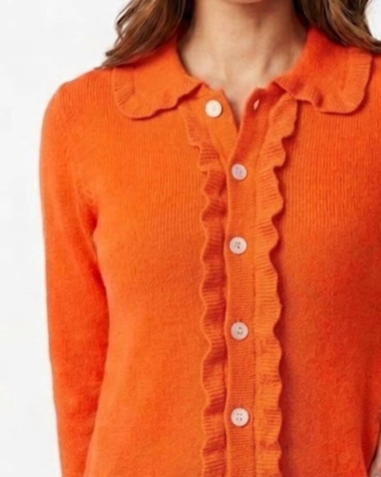 Thml - Ruffle Collar Sweater
