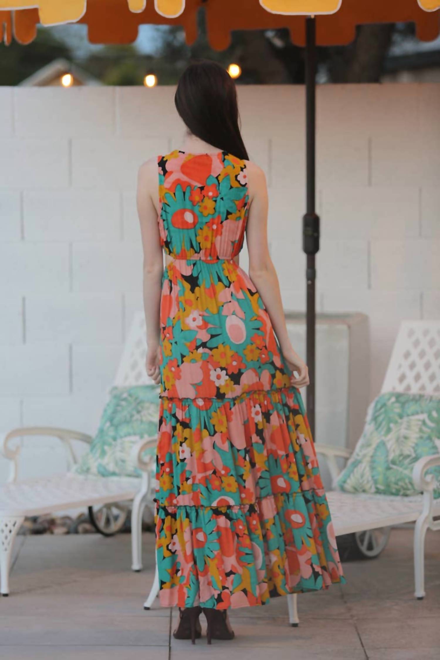 Angie - V-neck Maxi Dress