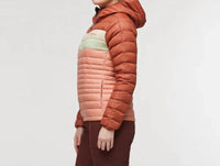 cotopaxi Women's Fuego Down Hooded Jacket in faded brick clay - women's top - alternate view