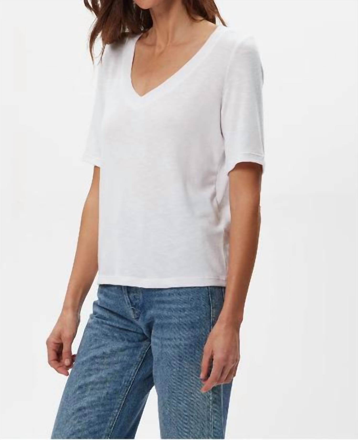 Michael Stars - Matty Tahoe Jersey Short Sleeve V Tee