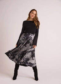Bella Dahl - Hand Pleated Midi Skirt