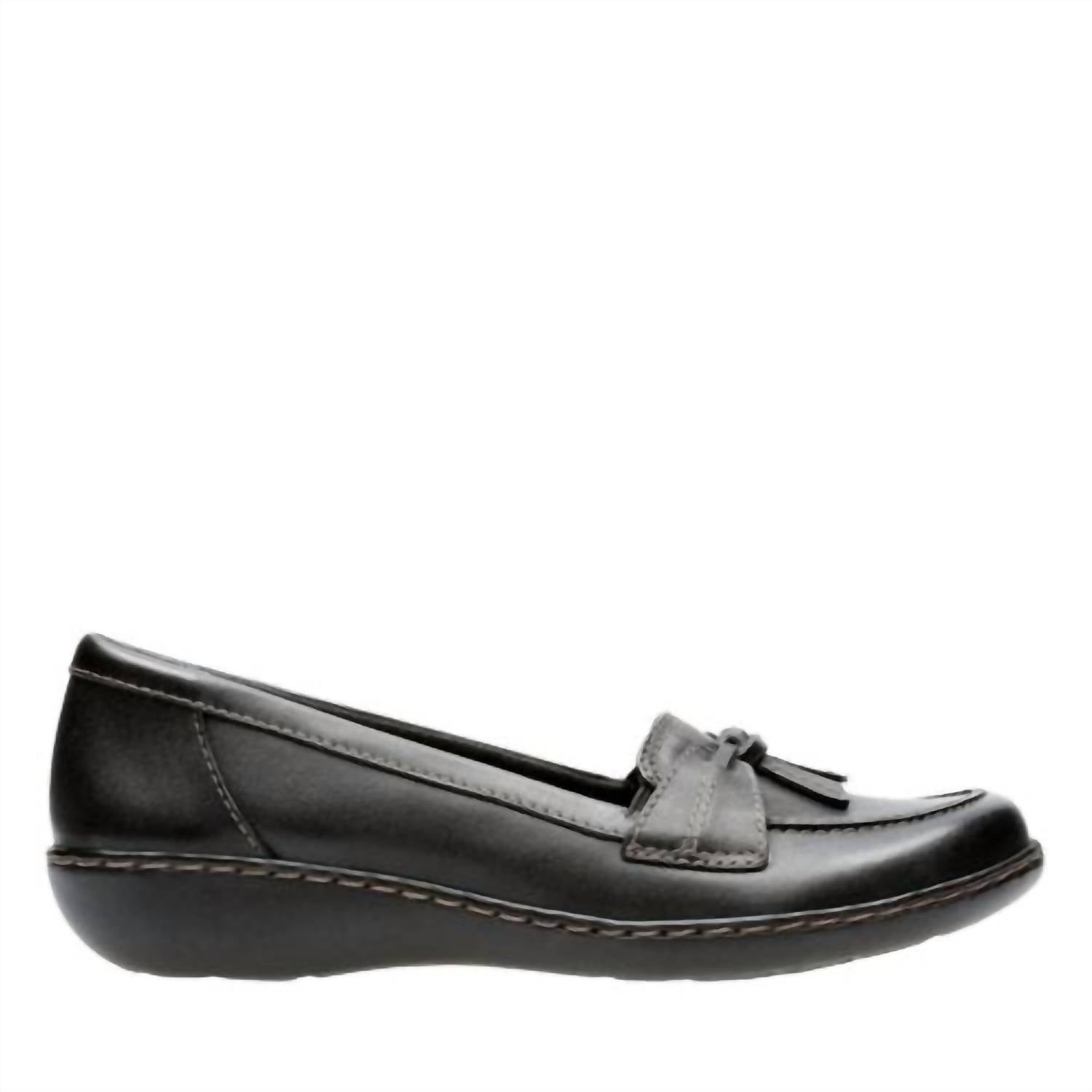 Clarks Women's Ashland Bubble Loafers in black - women's flats