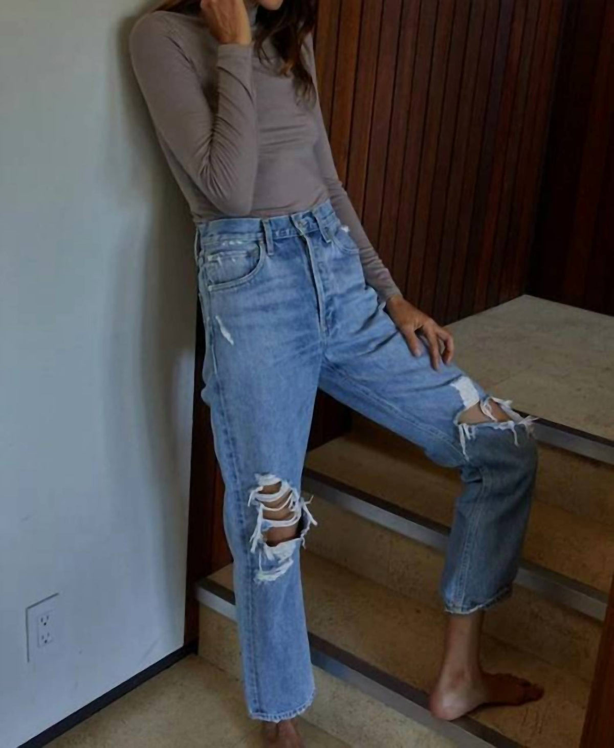By Together - Long Sleeve Layering Turtle Neck Top