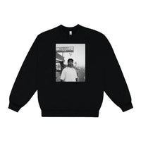 MARQ THE LABEL Men's Nipsey Patch Sweatshirt in black - men's shirt