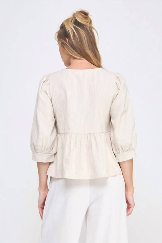 Allie Rose - Sydney Bow Detail Top