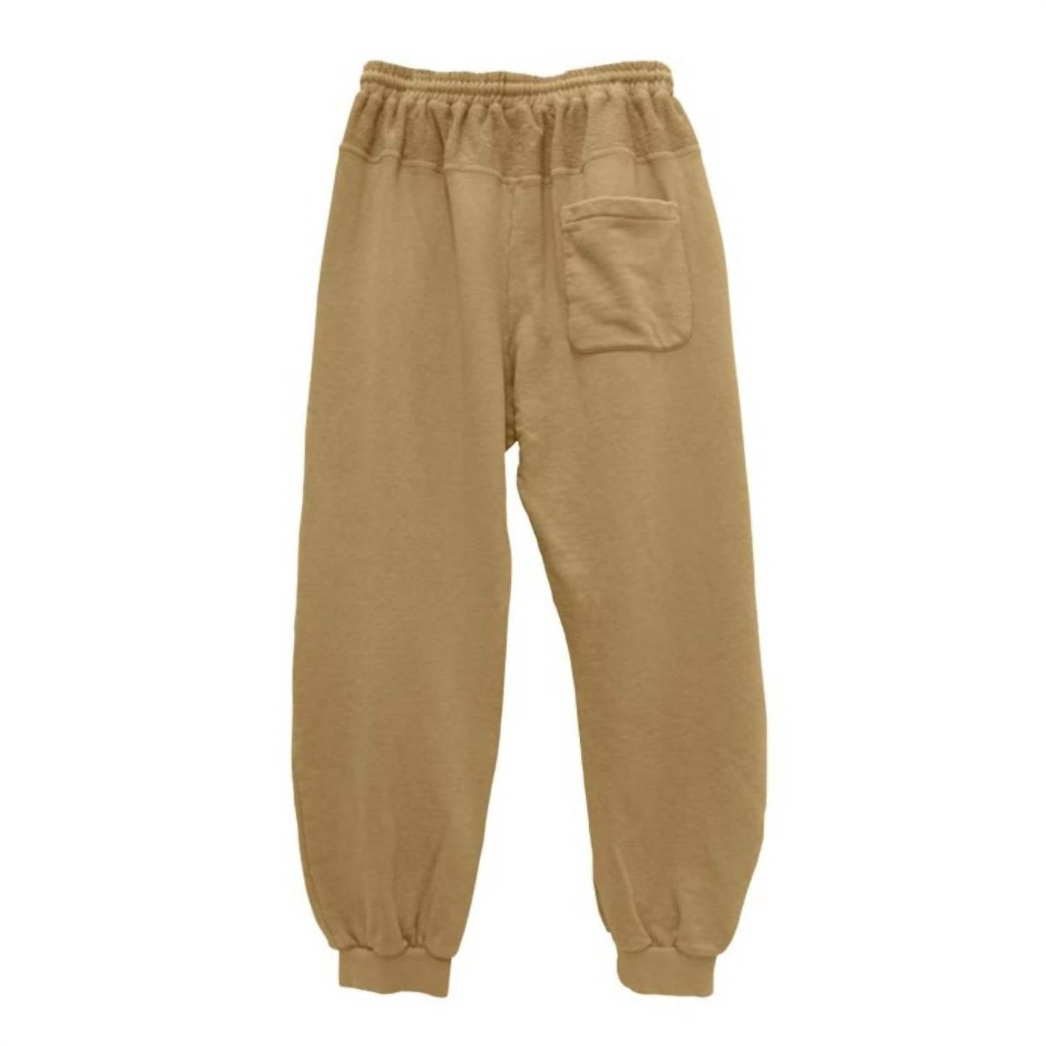 Nico Nico Women's Dakota Sweatpant in camel - women's pants - detail view