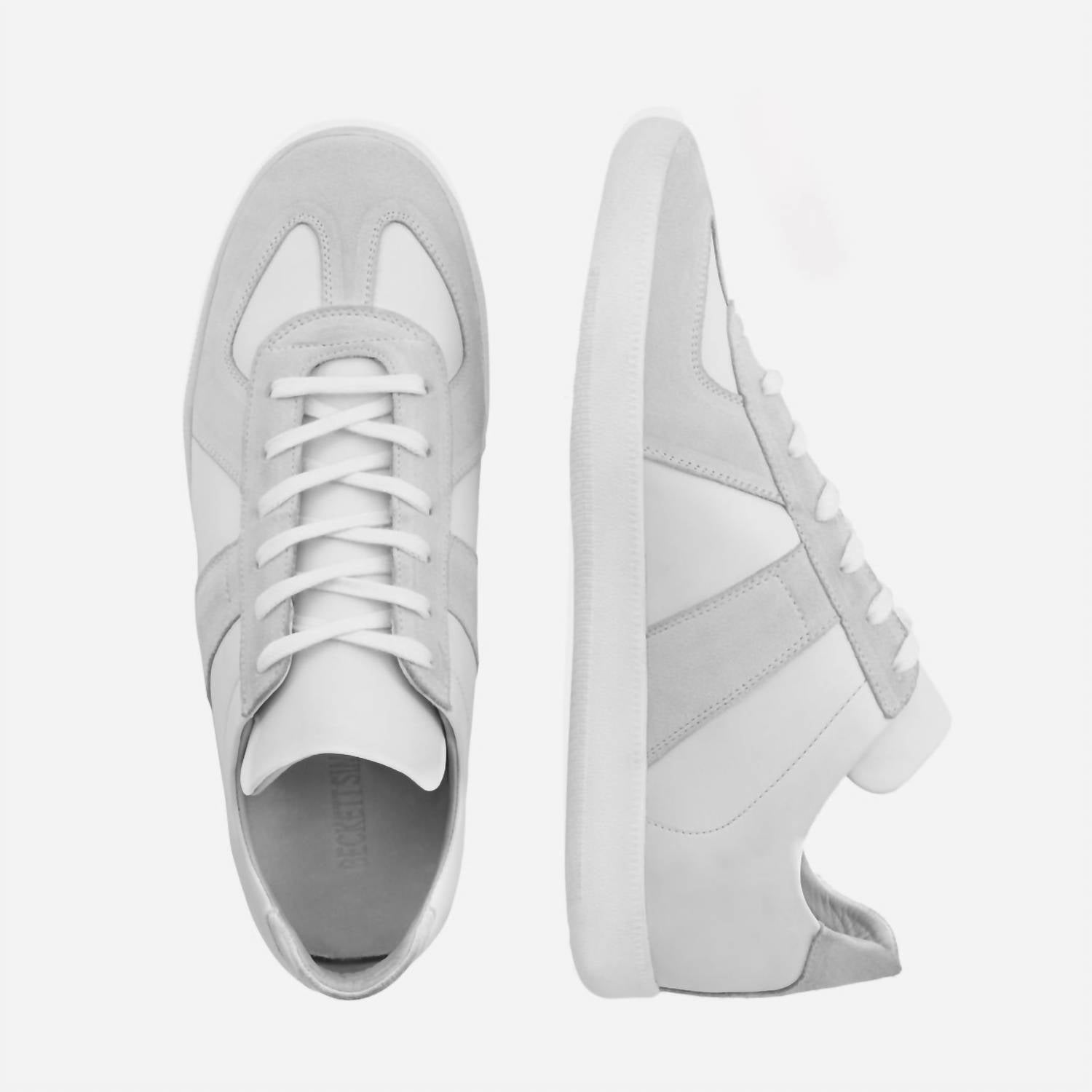 Beckett Simonon Men's Morgen Trainers Shoe in white - men's sneaker - alternate view