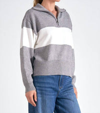 Elan - Suki Half Zip Sweater