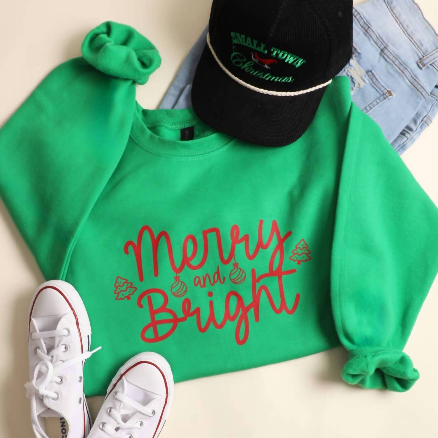 Fashion City - Women's Merry And Bright Sweatshirt