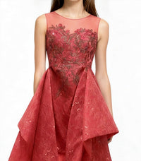 Saiid Kobeisy - Embroidered Evening Maxi Dress