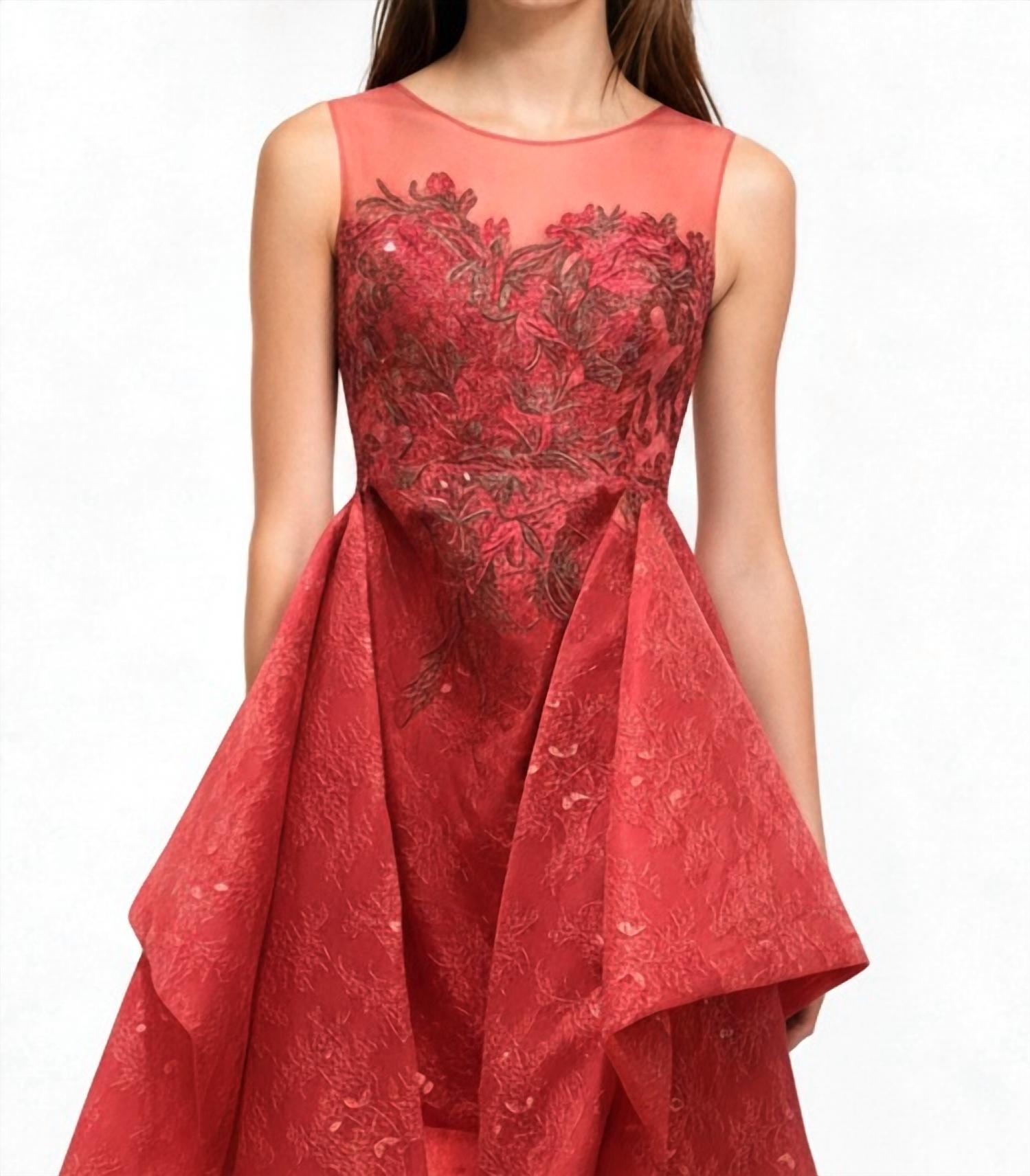 Saiid Kobeisy - Embroidered Evening Maxi Dress