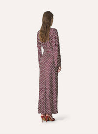 forte forte Chaonette Dress in ruby - women's dress - detail view