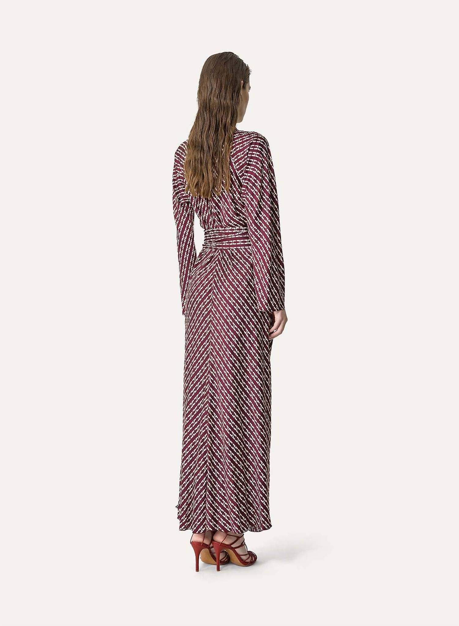 forte forte Chaonette Dress in ruby - women's dress - detail view