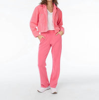ESQUALO Juna Fancy Graphic Jacket in strawberry - women's jacket - view 4