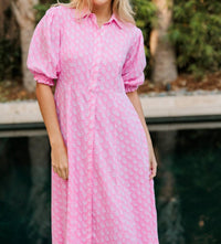 Livro - Rosie Puff Sleeves Maxi Dress