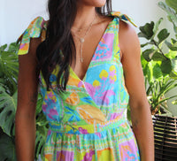 Sadie & Sage - Mimosa Surplice Midi Dress