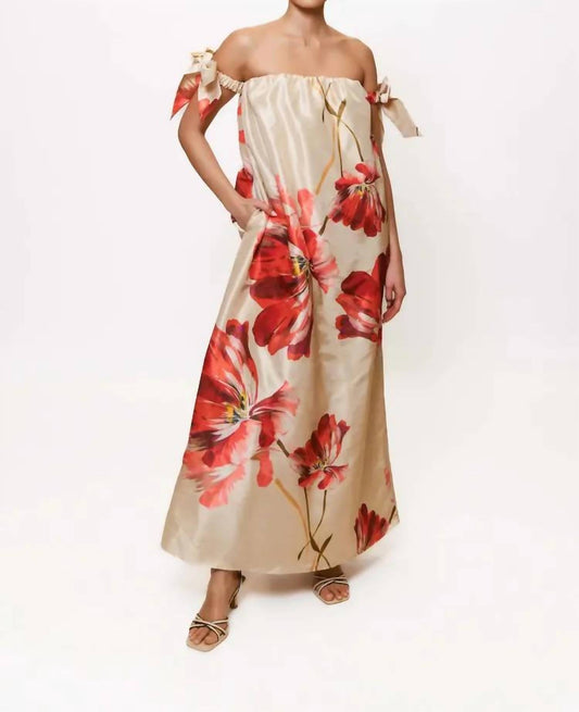 Hutch - Iris Bow Tie Maxi Dress