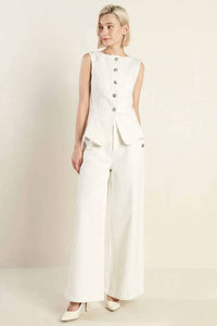 Flying Tomato - Sleek Tailored Vest