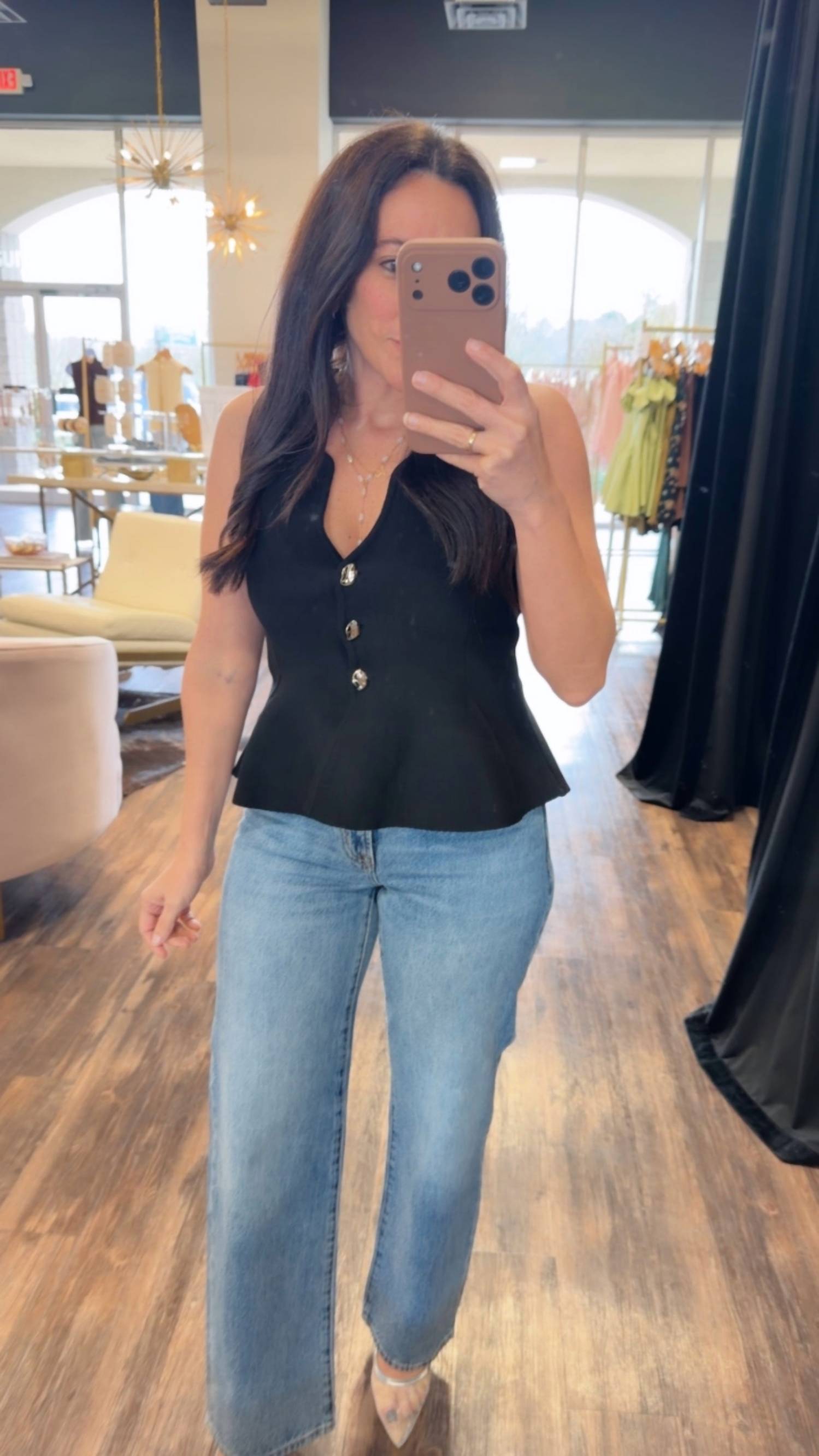 Glam - Sutton Peplum Knit Top