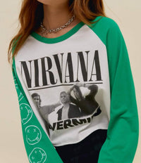 Daydreamer - Nirvana Nevermind Crop Long Sleeve Tee