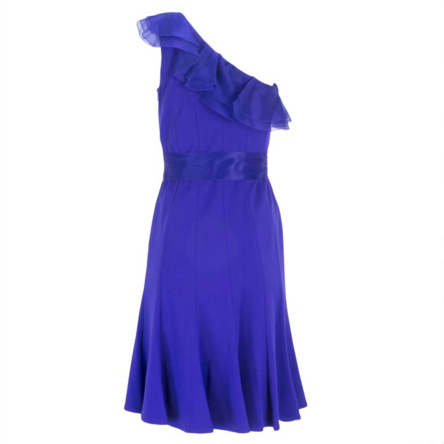 Nue By Shani - Ruffle One Shoulder Dress