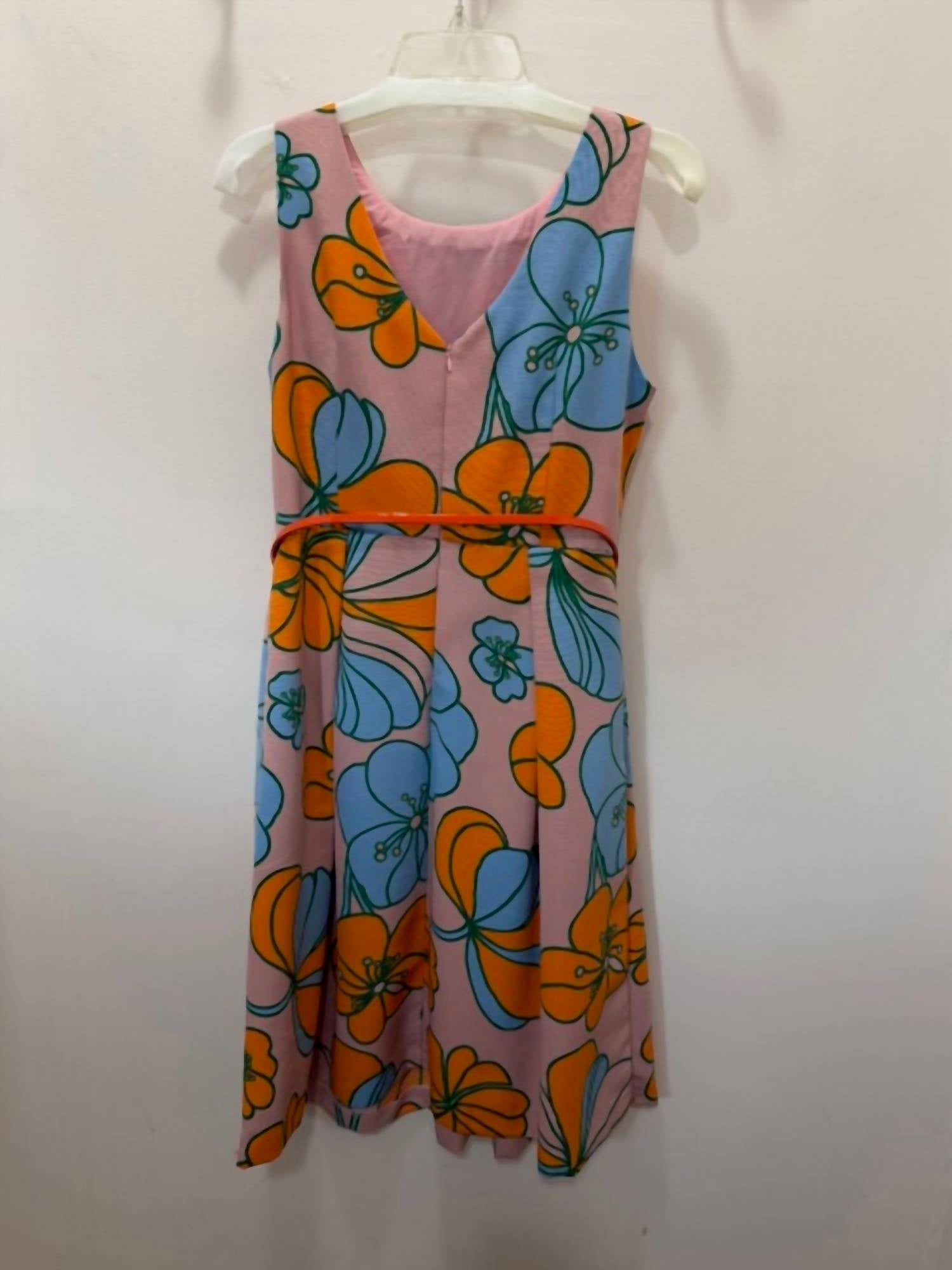 Traffic People Women's Doris Dress in pink orange blue - women's dress - detail view