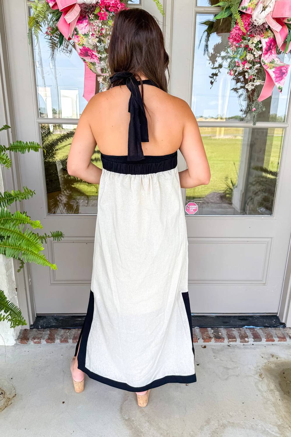Entro - Halter Midi Dress
