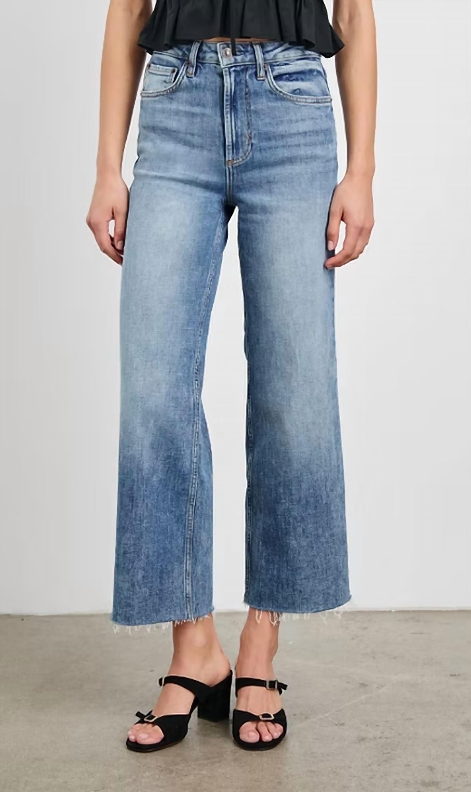Rails Women's Getty Wide Leg Crop Jeans in tradewind - women's jeans